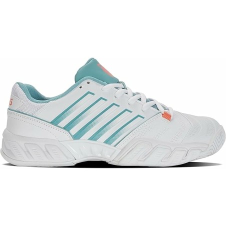 K-Swiss Bigshot Light 4 - white/desert flower/nile blue 38