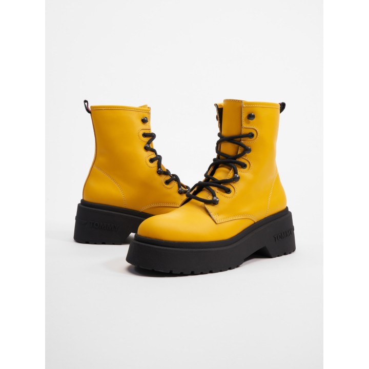 Tommy Jeans Lace Up Chunky Stiefel