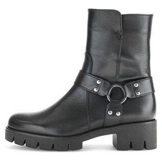 Damen Elegante Stiefelette Biker F-Weite 51.713 Schwarz 27 S... 8