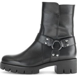 Damen Elegante Stiefelette Biker F-Weite 51.713 Schwarz 27 S... 8