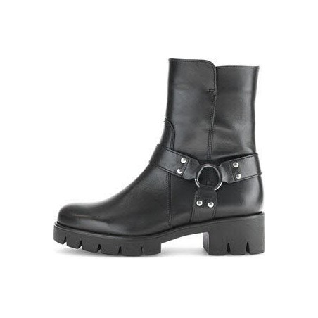 Damen Elegante Stiefelette Biker F-Weite 51.713 Schwarz 27 S... 8