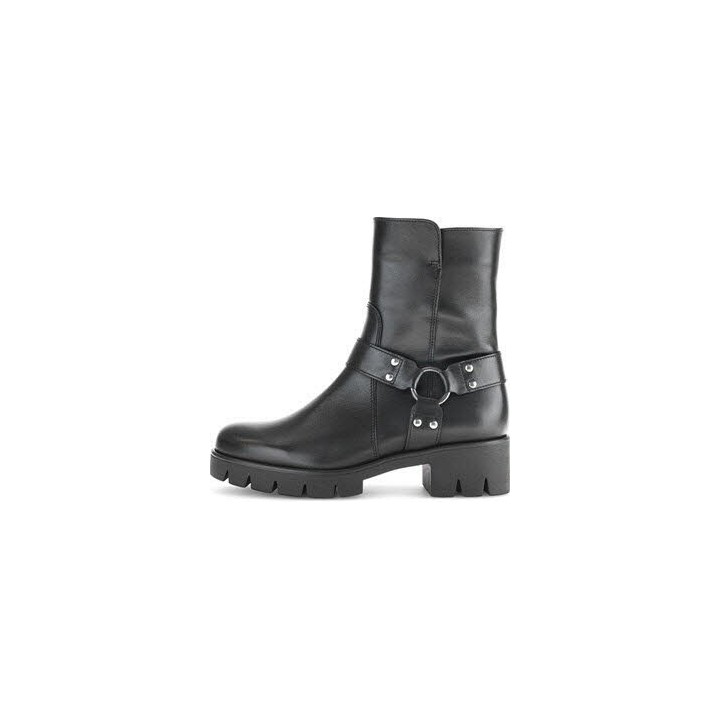 Damen Elegante Stiefelette Biker F-Weite 51.713 Schwarz 27 S... 8