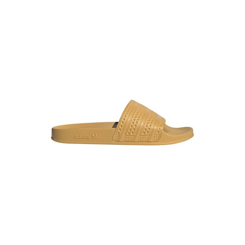 Adidas adilette Herren Flip-Flops und Sandalen - Gelb - Größe: 43 1/3 - Netz/Synthetik - Foot Locker