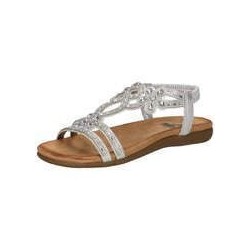 2Go Fashion Sandale Damen silber|silber|silber|silber|silber|silber|silber