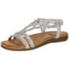 2Go Fashion Sandale Damen silber|silber|silber|silber|silber|silber|silber