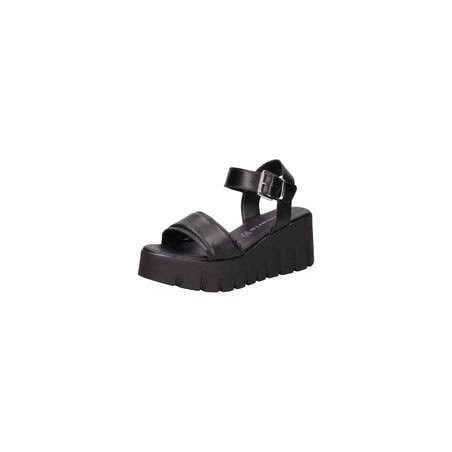 Tamaris Plateau Sandale Damen schwarz|schwarz|schwarz|schwarz|schwarz