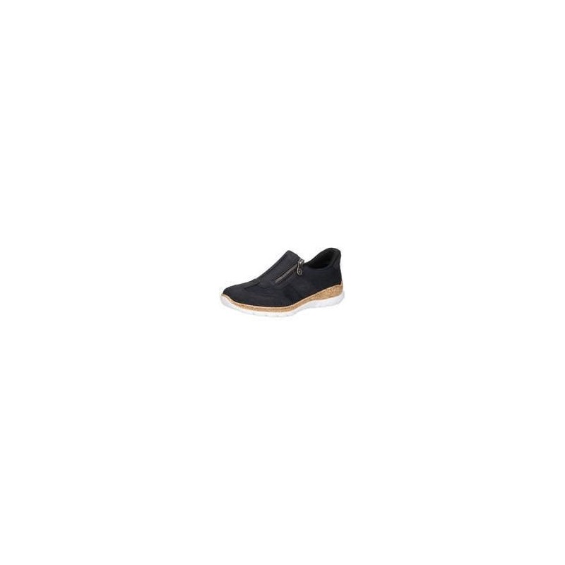 Rieker Slipper Damen blau|blau|blau|blau|blau|blau|blau|blau