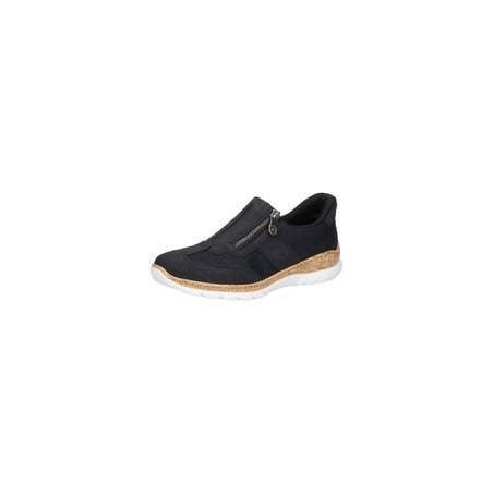 Rieker Slipper Damen blau|blau|blau|blau|blau|blau|blau|blau