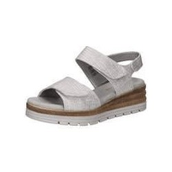 Via della Rosa Keilsandale Damen silber|silber|silber|silber|silber|silber|silber|silber