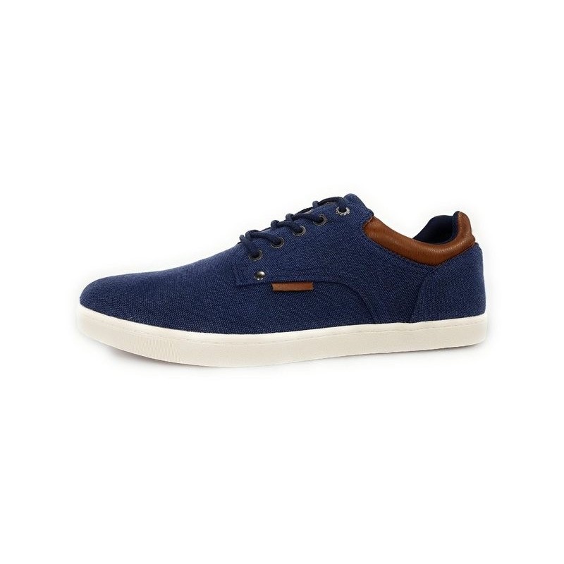 Bullboxer Leinenschuh Schnürschuh