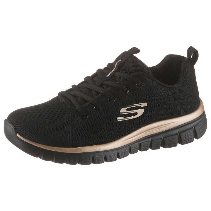 Skechers Sneaker "Graceful - Get Connected", Freizeitschuh, Halbschuh, Schnürschuh mit Memory Foam