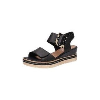 Remonte Keilsandale Damen schwarz|schwarz|schwarz|schwarz|schwarz|schwarz|schwarz|schwarz