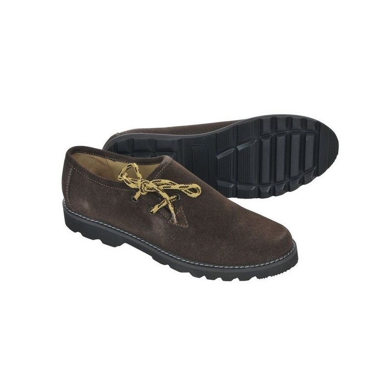 Ramona Lippert Trachtenschuh Karl Haferlschuh Leder mit Schnürung dunkelbraun Schnürschuh