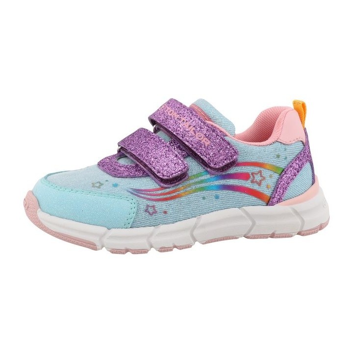 TOM TAILOR Klettschuh, Freizeitschuh, Halbschuh, Sneaker mit Kontrastbesätzen