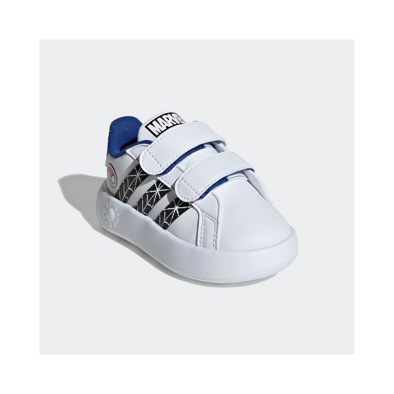 adidas Sportswear ADIDAS MARVEL SPIDER-MAN KIDS GRAND COURT SCHUH Klettschuh Design auf den Spuren des adidas Superstar, für