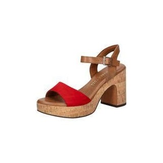 Marco Tozzi Plateau Sandale Damen rot|rot|rot|rot|rot|rot|rot