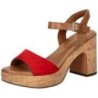 Marco Tozzi Plateau Sandale Damen rot|rot|rot|rot|rot|rot|rot