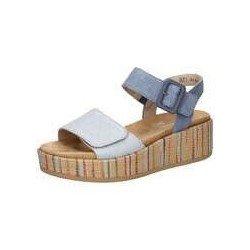 Remonte Plateau Sandale Damen blau|blau|blau|blau|blau|blau|blau|blau