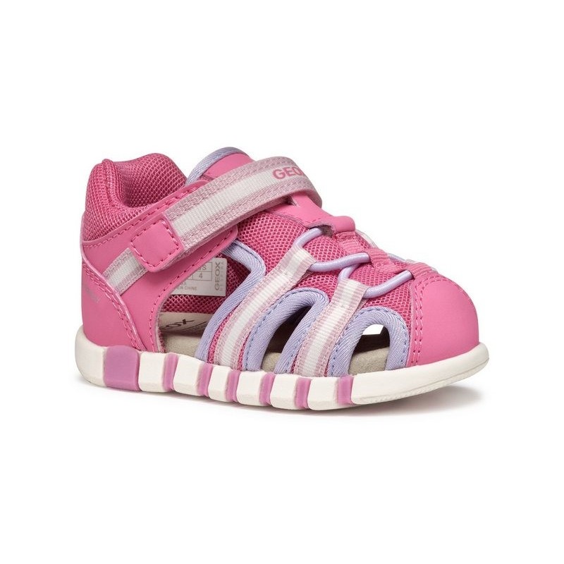 Geox B SANDAL IUPIDOO GIR Lauflernschuh, Sandale, Klettschuh, Babyschuh im sportlichen Trekking Look