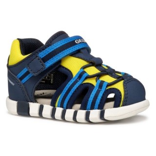 Geox B SANDAL IUPIDOO BOY Lauflernschuh, Trekking Sandale, Outdoorschuh, Babyschuh mit Klettverschluss