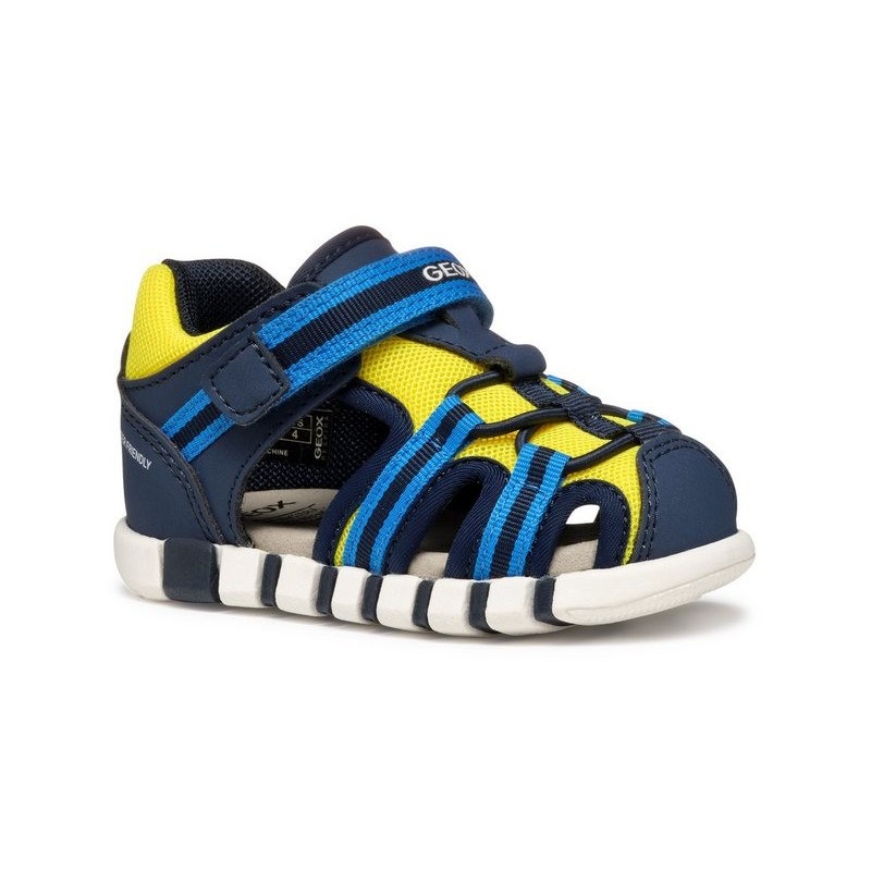 Geox B SANDAL IUPIDOO BOY Lauflernschuh, Trekking Sandale, Outdoorschuh, Babyschuh mit Klettverschluss