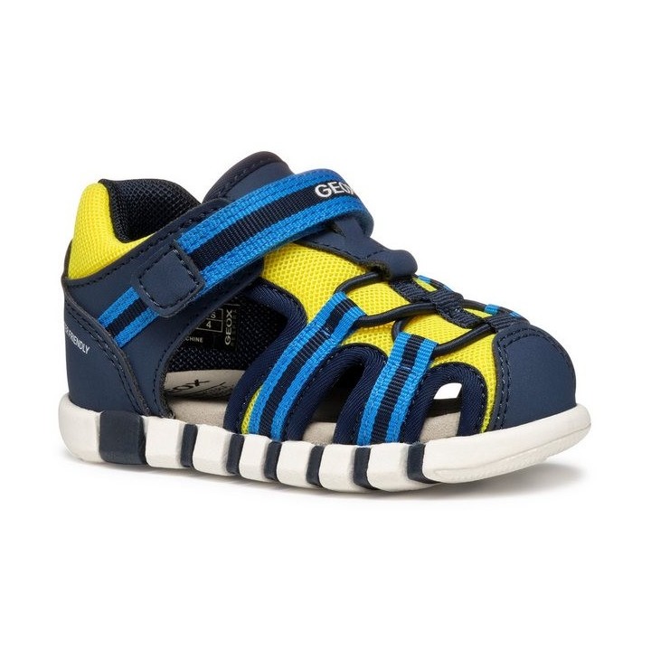 Geox B SANDAL IUPIDOO BOY Lauflernschuh, Trekking Sandale, Outdoorschuh, Babyschuh mit Klettverschluss