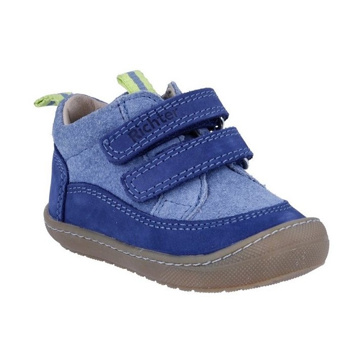 Richter Maxi WMS: mittel Lauflernschuh Kindergartenschuh im coolen Materialmix, Größenschablone zum Download