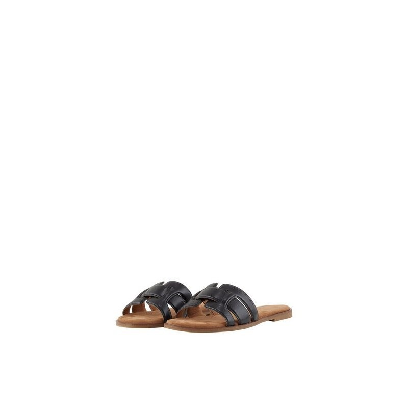TOM TAILOR Flache Sandalen mit weicher Sohle Slipper (1-tlg)
