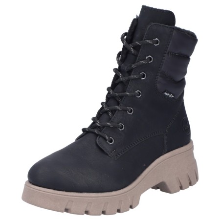 Rieker Plateaustiefelette, Winterboots, Stiefelette mit wasserabweisender riekerTEX-Membran