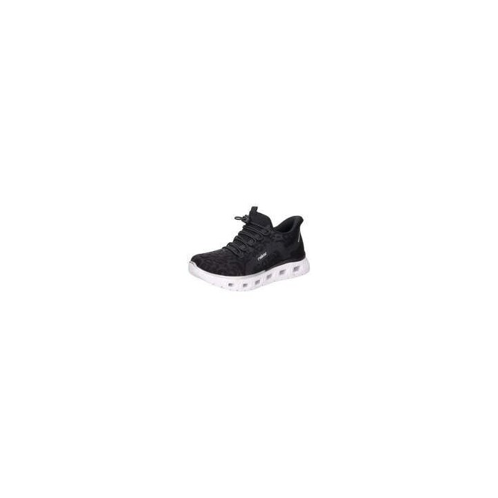 Rieker Slip On Sneaker Damen schwarz|schwarz|schwarz|schwarz|schwarz|schwarz|schwarz