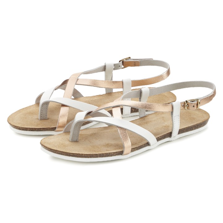 Vivance Zehentrenner, Sandale, Sandalette, Sommerschuh aus hochwertigem Leder