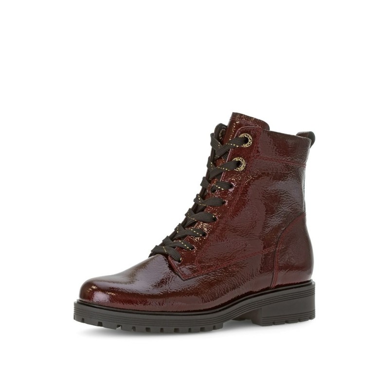 roter Schnürschuh für Damen von Gabor 4,5