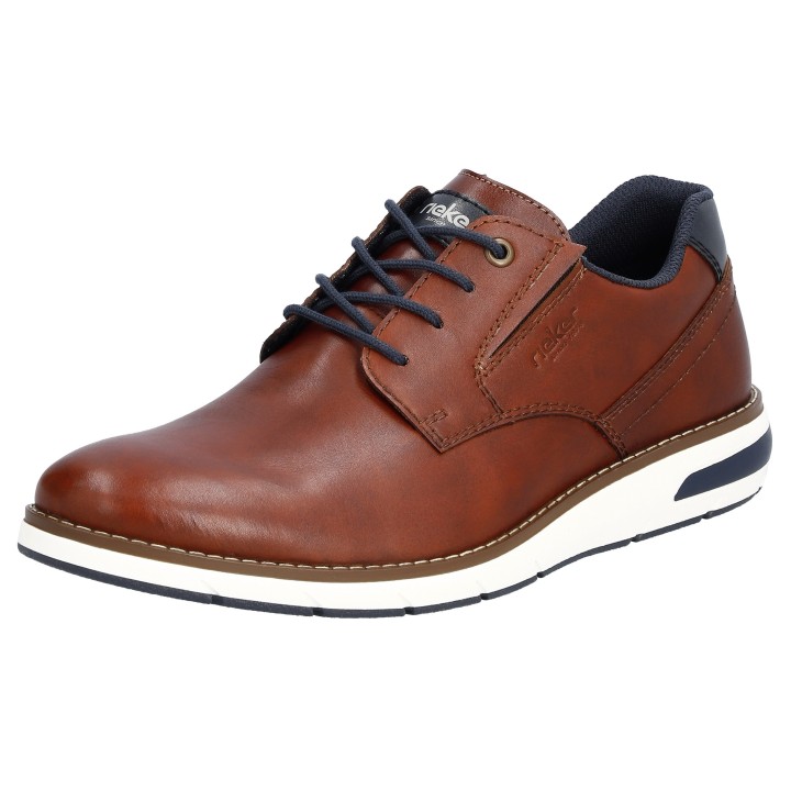 Rieker Sneaker, mit modischer Laufsohle, Freizeitschuh, Halbschuh, Schnürschuh