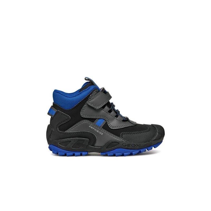 Geox Geox Schnürschuhe Jr New Savage B Abx J261WB 050BU C0071 M Grau Schnürschuh