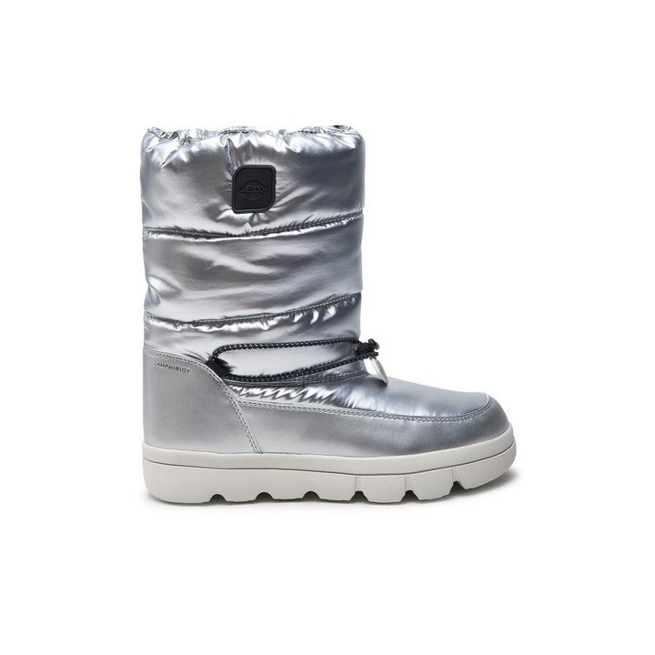 Geox Geox Schnürschuhe J46HWB 0LVNF C1007 D Grau Schnürschuh