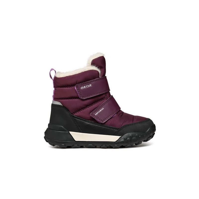 Geox Geox Schneeschuhe J Trekkyup Girl B Ab J46M7B 0FU50 C7005 D Dunkelrot Schnürschuh