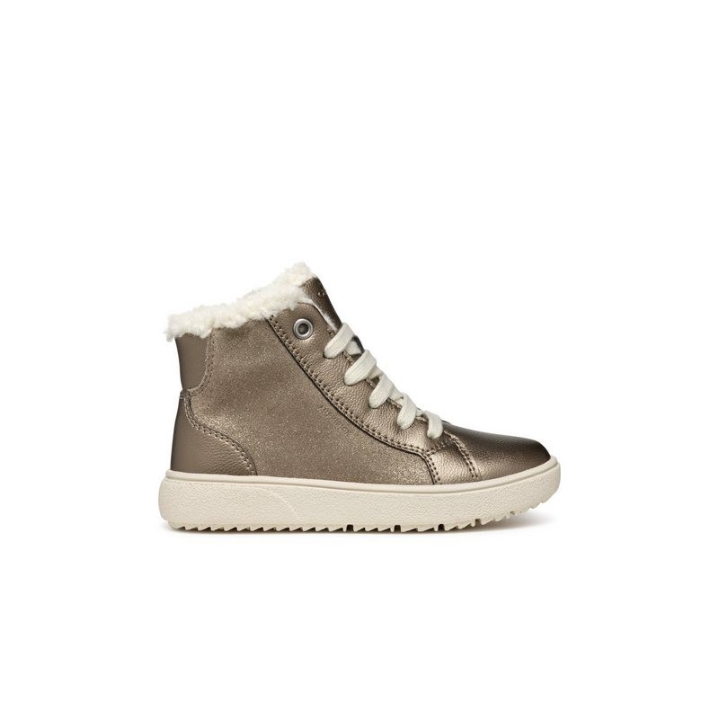 Geox Geox Schnürschuhe J Theleven Girl B Ab J46HTA 077BC C9006 S Grau Schnürschuh