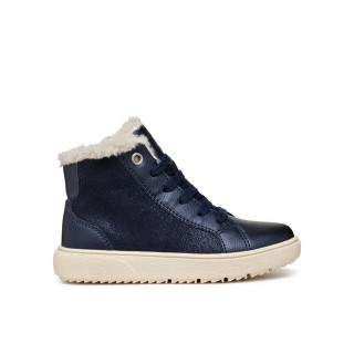 Geox Geox Schnürschuhe J Theleven Girl B Ab J46HTA 077BC C4021 S Dunkelblau Schnürschuh