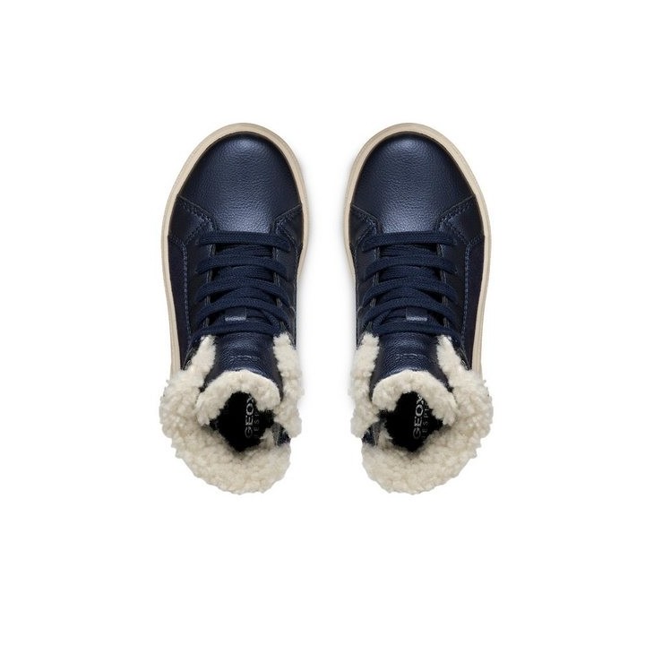 Geox Geox Schnürschuhe J Theleven Girl B A J46HTA 077BC C4021 M Dunkelblau Schnürschuh