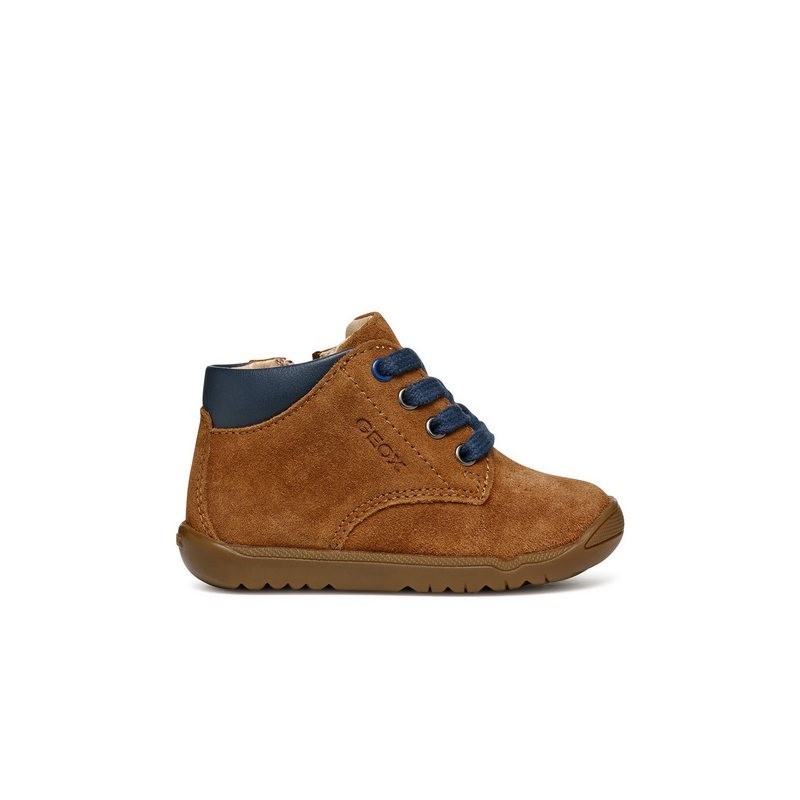 Geox Geox Schnürschuhe B Macchia Boy B464NA 022BC C6000 Braun Schnürschuh