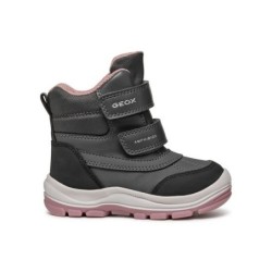 Geox Geox Schneeschuhe B Flanfil Girl B Abx B463WD 050FU C9A8F M Grau Schnürschuh