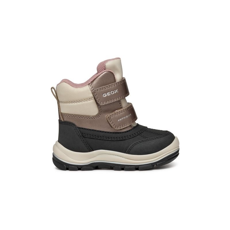 Geox Geox Schneeschuhe B Flanfil Girl B Abx B463WD 050FU C0976 M Schwarz Schnürschuh