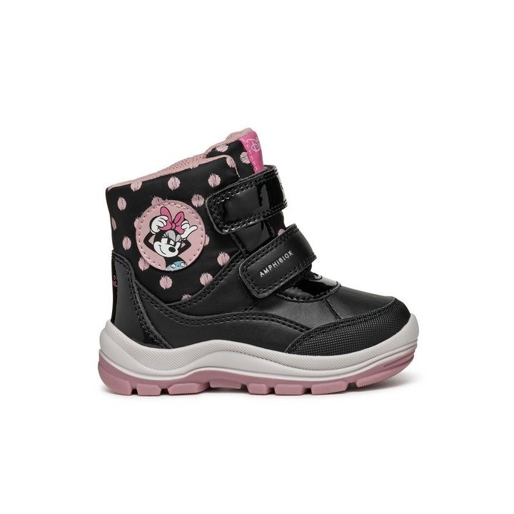 Geox Geox Schneeschuhe B Flanfil Girl B Abx B463WC 0BCMN C9289 M Schwarz Schnürschuh