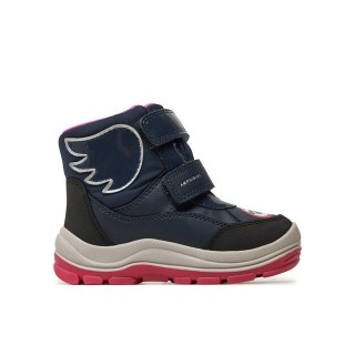 Geox Geox Schneeschuhe B Flanfil Girl B Abx B463WA 054FU C4268 S Dunkelblau Schnürschuh