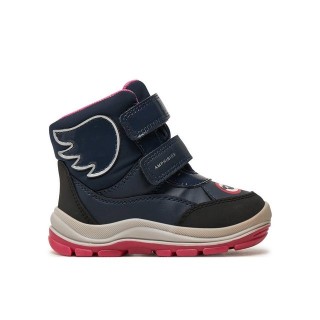 Geox Geox Schneeschuhe B Flanfil Girl B Abx B463WA 054FU C4268 M Dunkelblau Schnürschuh