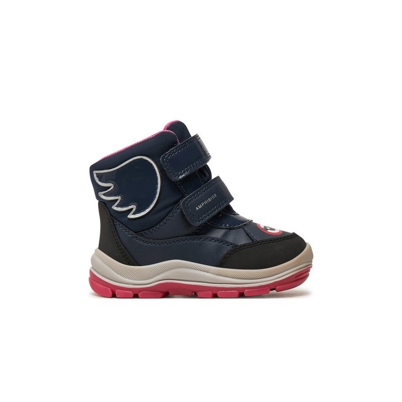 Geox Geox Schneeschuhe B Flanfil Girl B Abx B463WA 054FU C4268 M Dunkelblau Schnürschuh