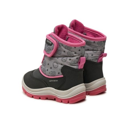 Geox Geox Schneeschuhe B Flanfil Girl B Abx B263WG 0BCMN C9235 M Schwarz Schnürschuh