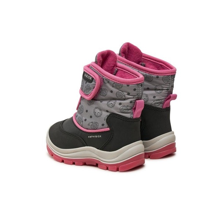 Geox Geox Schneeschuhe B Flanfil Girl B Abx B263WG 0BCMN C9235 M Schwarz Schnürschuh