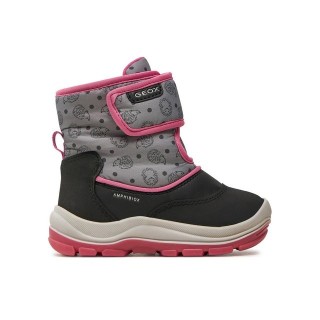 Geox Geox Schneeschuhe B Flanfil Girl B Abx B263WG 0BCMN C9235 S Schwarz Schnürschuh