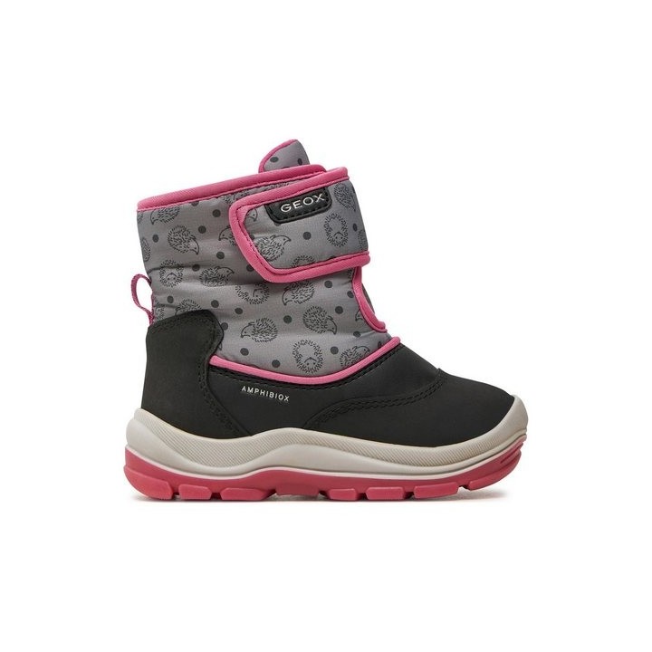 Geox Geox Schneeschuhe B Flanfil Girl B Abx B263WG 0BCMN C9235 S Schwarz Schnürschuh